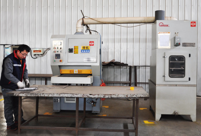 干式砂带抛光机床